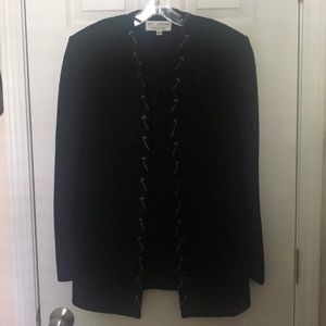 St John by Marie Gray black open jacket
